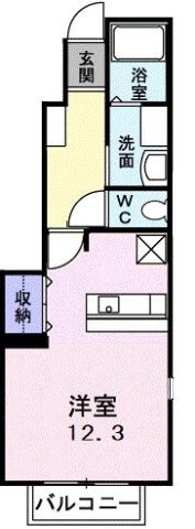 アヴニール　Ⅱの間取り