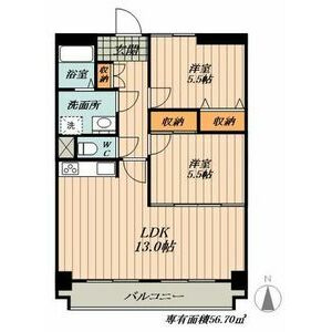 シャルマン冨士塚の間取り