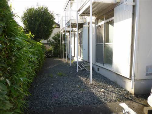 白樺ハイツの庭