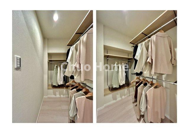 ヴィラロイヤル両国の収納|ウォークインクローゼット