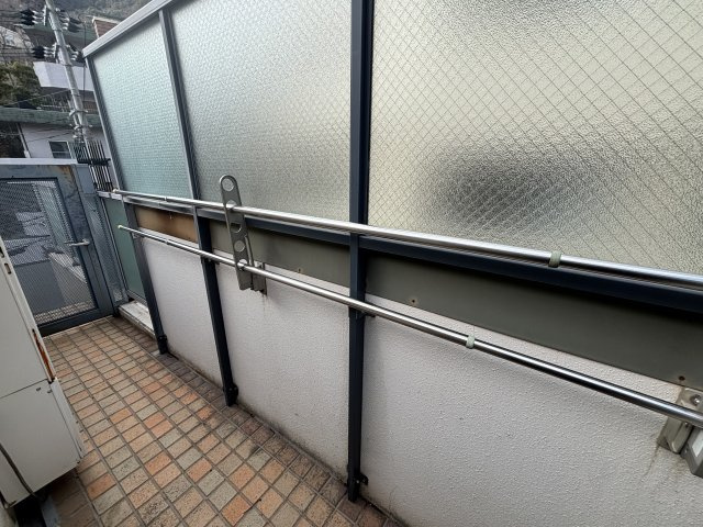ラムール六甲山ノ手のバルコニー