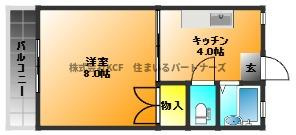 タカシマハイツＡの間取り