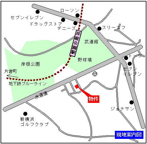 サニーハイムの地図|案内図