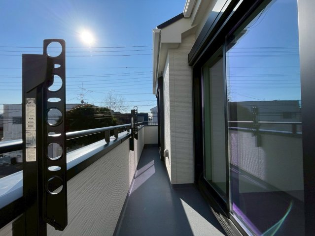 葛飾区東水元５丁目　新築戸建て　A号棟のバルコニー|2026年2月13日撮影