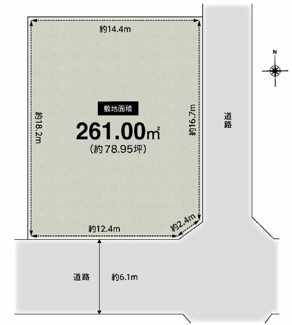 【土地図】 | 高槻市安岡寺町5丁目　売土地