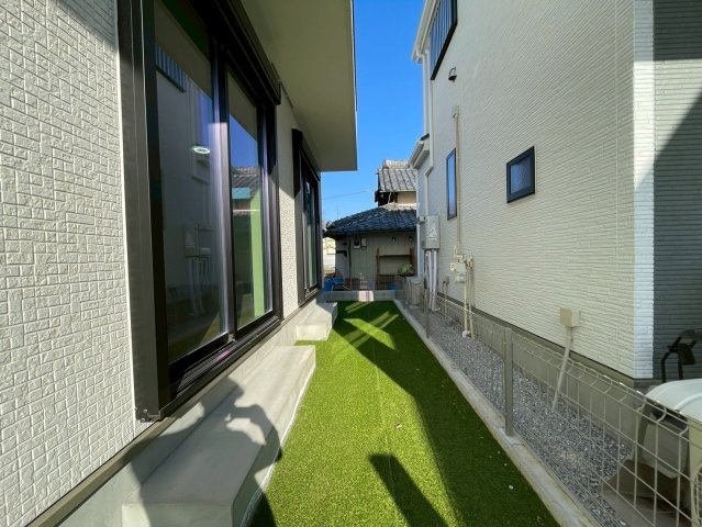 葛飾区東水元５丁目　新築戸建て　C号棟の庭|2026年2月13日撮影