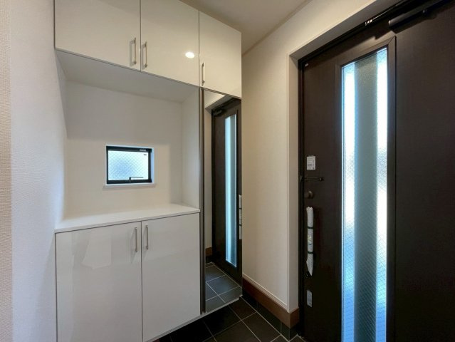 葛飾区東水元５丁目　新築戸建て　C号棟の玄関|2026年2月13日撮影