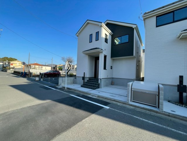 葛飾区東水元５丁目　新築戸建て　C号棟の前面道路含む現地写真|2026年2月13日撮影