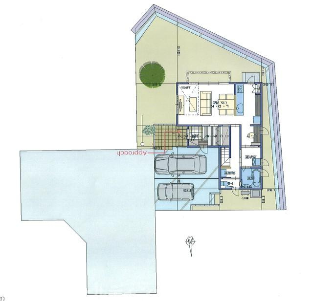 福知山市篠尾中古戸建（築８年）の区画図