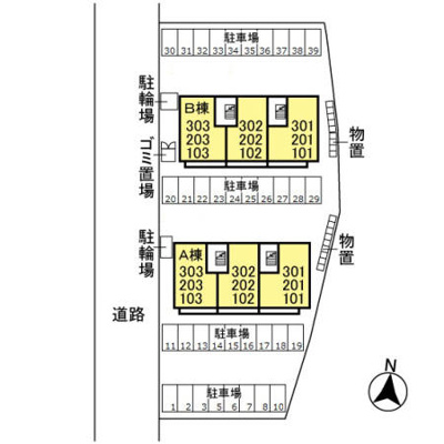【区画図】 | メゾンドール Ａ