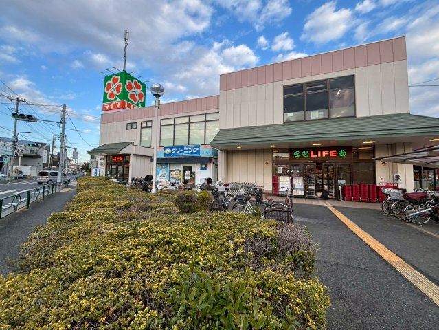 葛飾区東水元５丁目　新築戸建て　F号棟の周辺|ライフ水元店　徒歩１６分