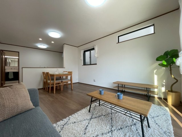 葛飾区東水元５丁目　新築戸建て　F号棟の居間・リビング|2026年2月13日撮影