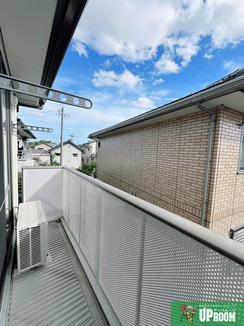 ディアス悠久Bのバルコニー