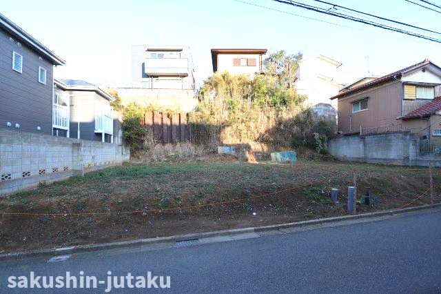 藤崎５丁目　売地の外観|がけ条例に抵触します。建築の際対応策が必要です。