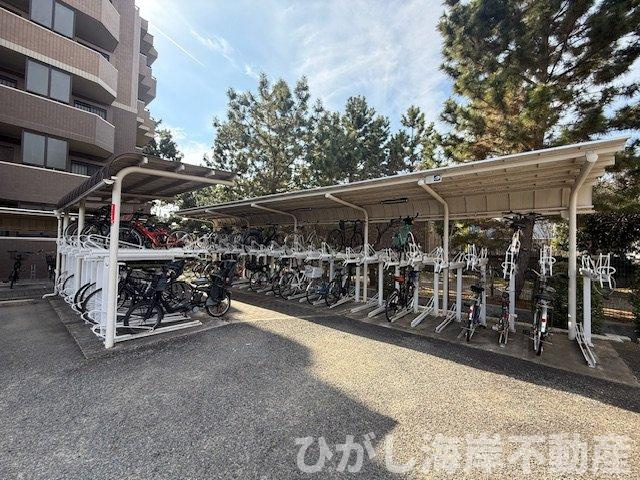 ダイアパレス茅ヶ崎鶴嶺の駐輪場|敷地内駐輪場