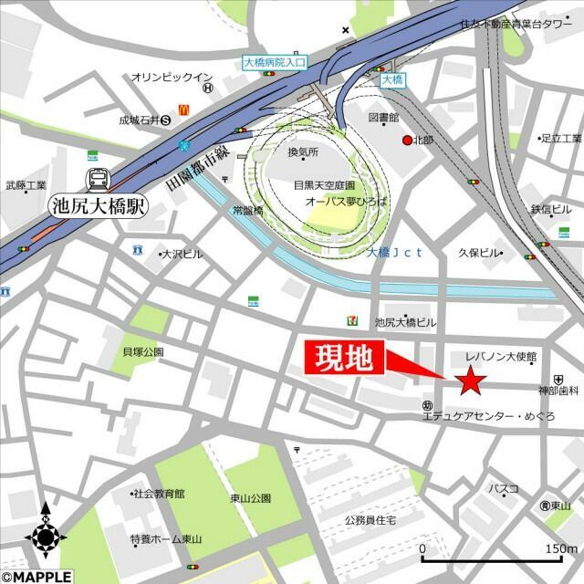 栄マンションの地図