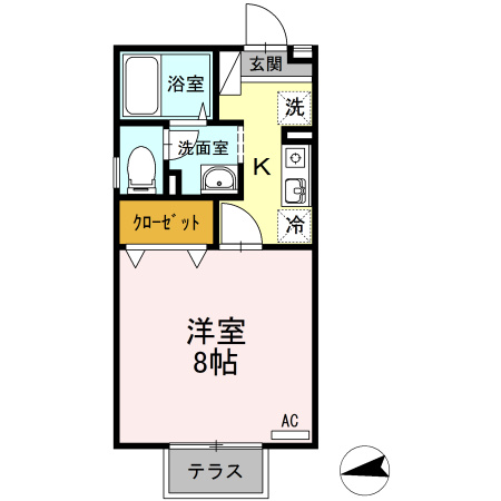 Ｂｅｌｌｅ ｃｏｔｅの間取り