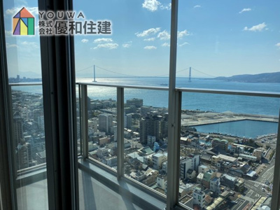【展望】 | プラウドタワー明石 | 東南角部屋の2面ワイドバルコニー！