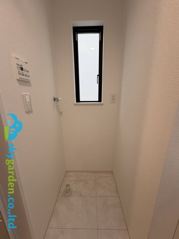 藤沢市藤が岡　新築戸建　全４棟C号棟のランドリースペース