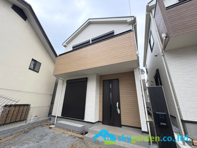 藤沢市藤が岡　新築戸建　全４棟C号棟の外観|外観も気になるポイント　2026年3月6日撮影