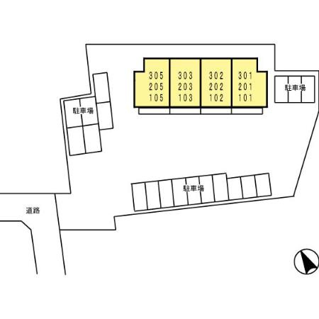 ＣＡＳＡ　ＤＯＬＣＥの区画図