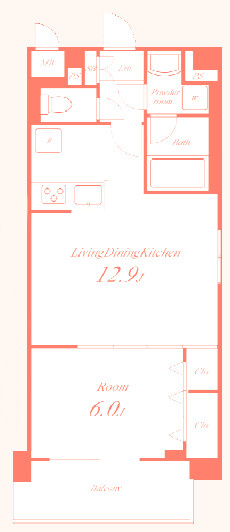 Clochette　Nakamotoの間取り