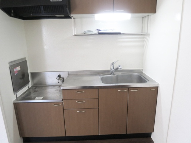 ハイムシンフォニアＡのキッチン|ガスコンロ設置可タイプです♪