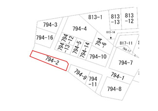 【区画図】 | 北比良貸地