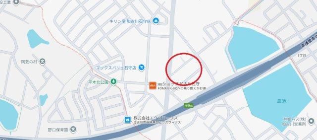 加古川市神野町石守　売土地の地図