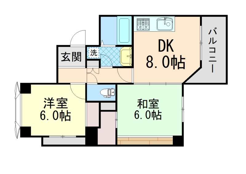 ハイム篠の間取り