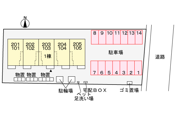 ハーモニーの区画図