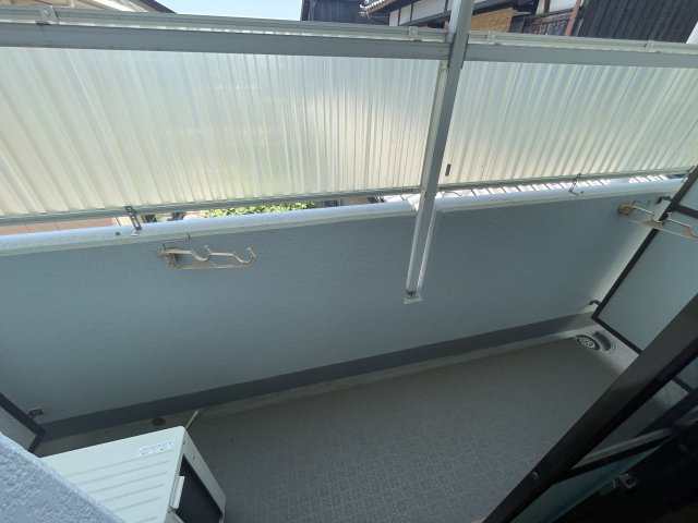 セルサス大道壱番館のバルコニー