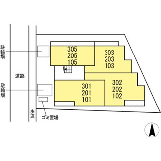  | D Paina 松見町 | D Paina 松見町　区画図