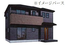 全2棟の外観パース|外観イメージです。