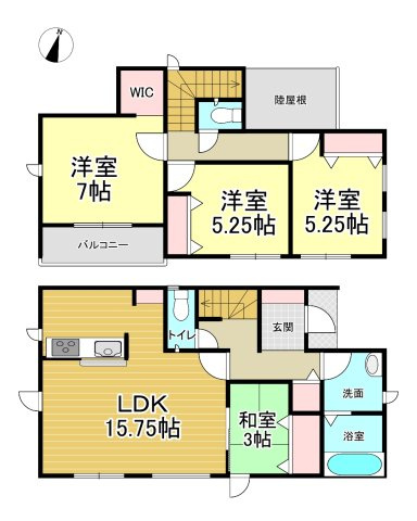 【間取り】 | グラファーレ石巻市門脇４期
