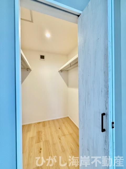 茅ヶ崎市小和田1丁目　新築戸建の収納|ウォークインクローゼット
