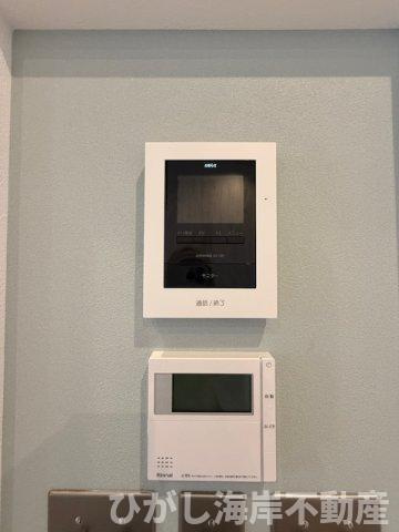 茅ヶ崎市小和田1丁目　新築戸建のセキュリティ|TVモニター付きインターフォン