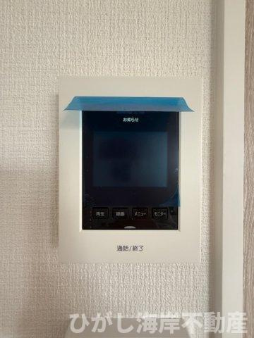 茅ヶ崎市松尾　新築戸建　のセキュリティ|TVモニター付きインターフォン