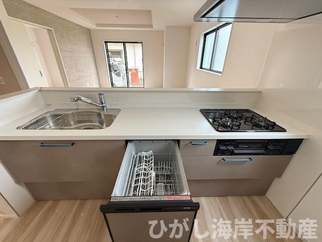 茅ヶ崎市松尾　新築戸建　のキッチン|食洗器付きシステムキッチン
