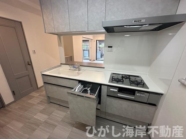 グレイス茅ヶ崎中海岸のキッチン|新規リフォーム完了！　食洗機付きシステムキッチン