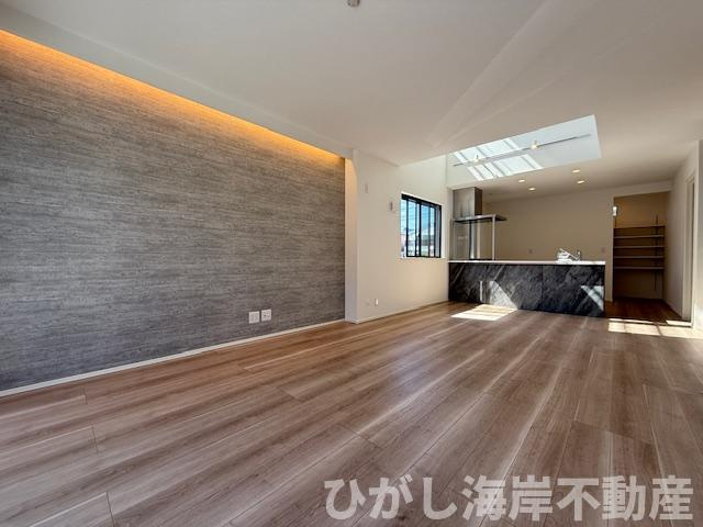 茅ヶ崎市浜之郷　新築戸建　全２棟のダイニング|18帖　LDK