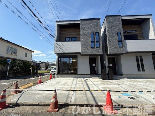 茅ヶ崎市浜之郷　新築戸建　全２棟の外観|現地外観