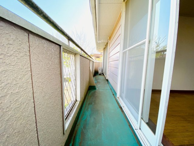 富里市立沢新田戸建のバルコニー