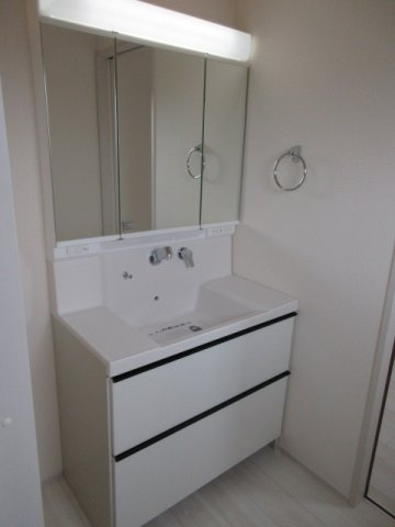 【仲介手数料無料】新築戸建　深谷市宿根966-3（全1棟　大型平屋住宅）の独立洗面台