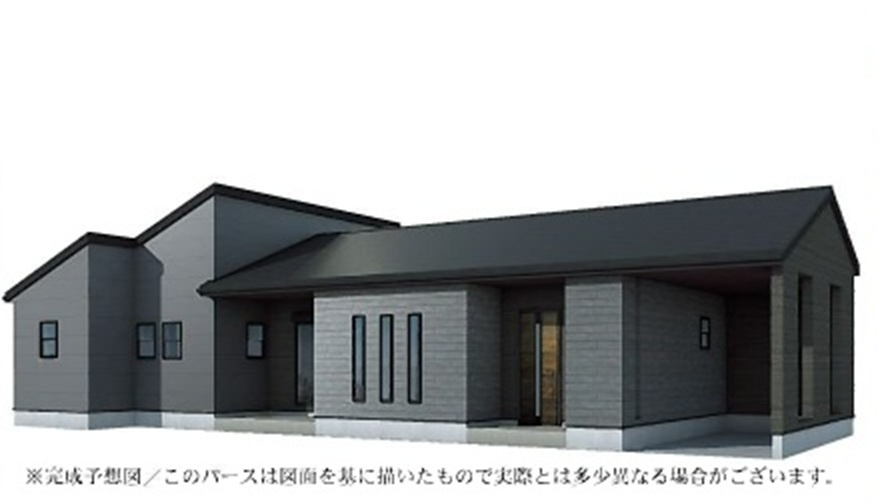 【仲介手数料無料】新築戸建　深谷市宿根966-3（全1棟　大型平屋住宅）の外観