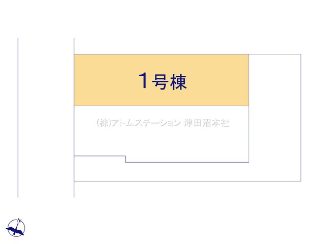 【区画図】 | アトムセレクト船橋市習志野台5丁目　1号棟