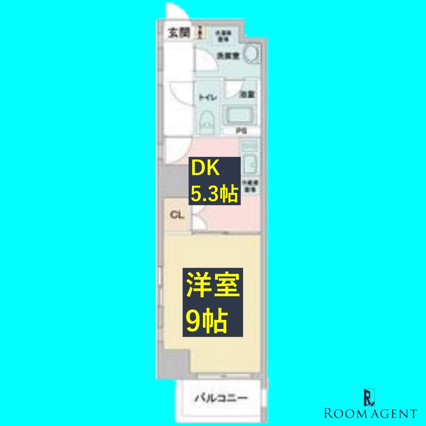 レジディア東桜の間取り