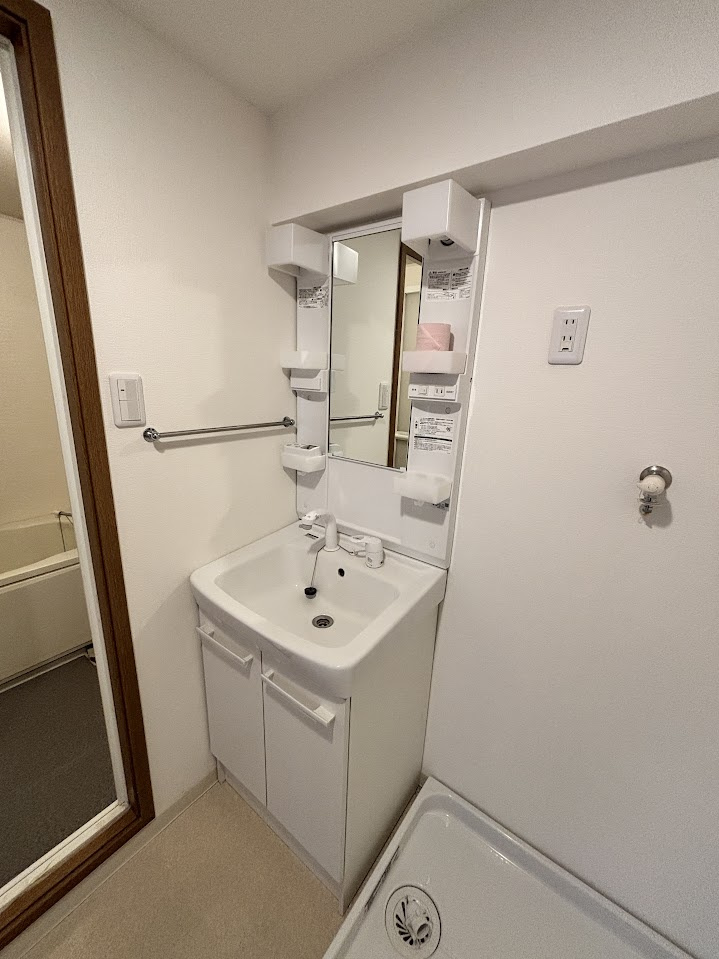 高尾パークハイツA棟の洗面所