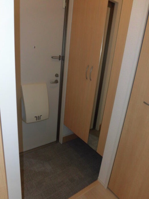 クレール　A棟の玄関