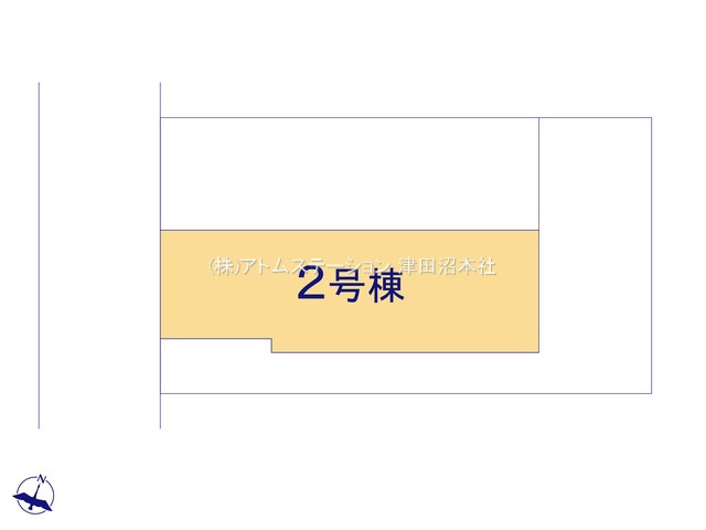 【区画図】 | アトムセレクト船橋市習志野台5丁目　2号棟